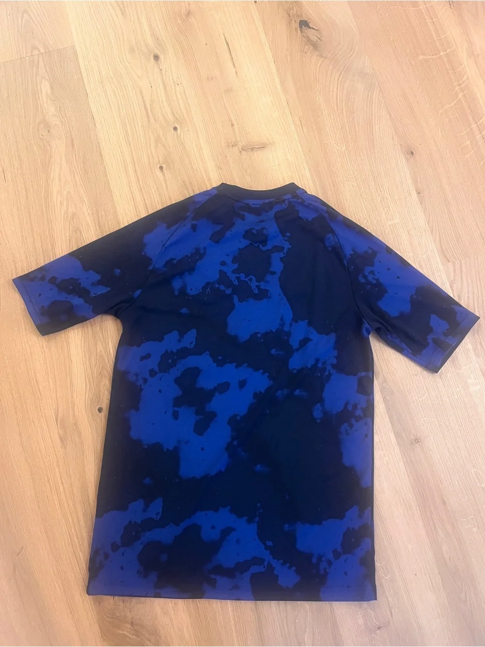 adidas Kids Blue and Black Manchester United AON Training Top